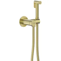 Гигиенический душ WasserKRAFT Rhein 9938BG со смесителем, золотой матовый