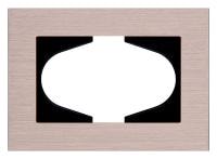 Рамка для двойной розетки Kollinger Reflex AL RA120GD