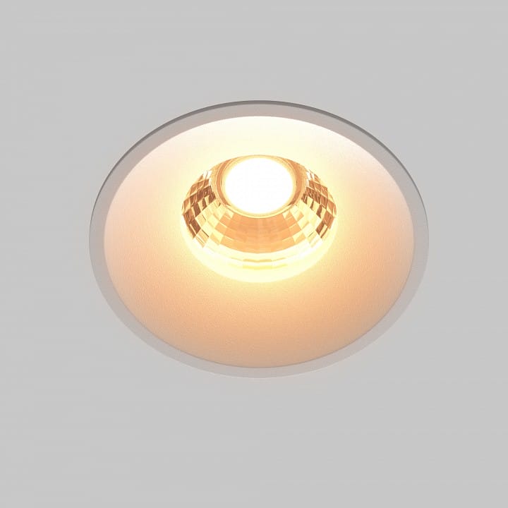 Встраиваемый светильник Maytoni Technical Раунд DL058-12W2.7K-W