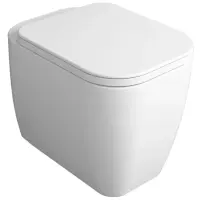 Приставной безободковый унитаз Simas Henges HE01bi