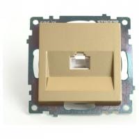 Розетка Ethernet RJ-45 без рамки Stekker Катрин 49227
