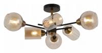 Люстра на штанге ILLUMICO  IL8243-6COU-79 BK GD