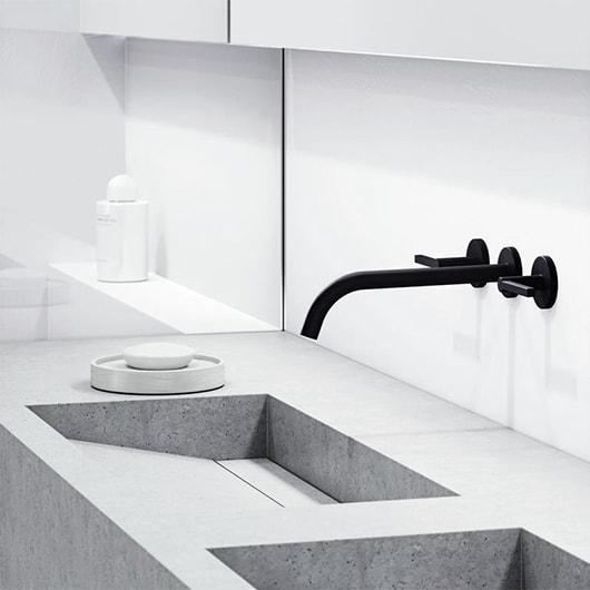 Смеситель для раковины Kludi Nova Fonte 201463915 черный матовый