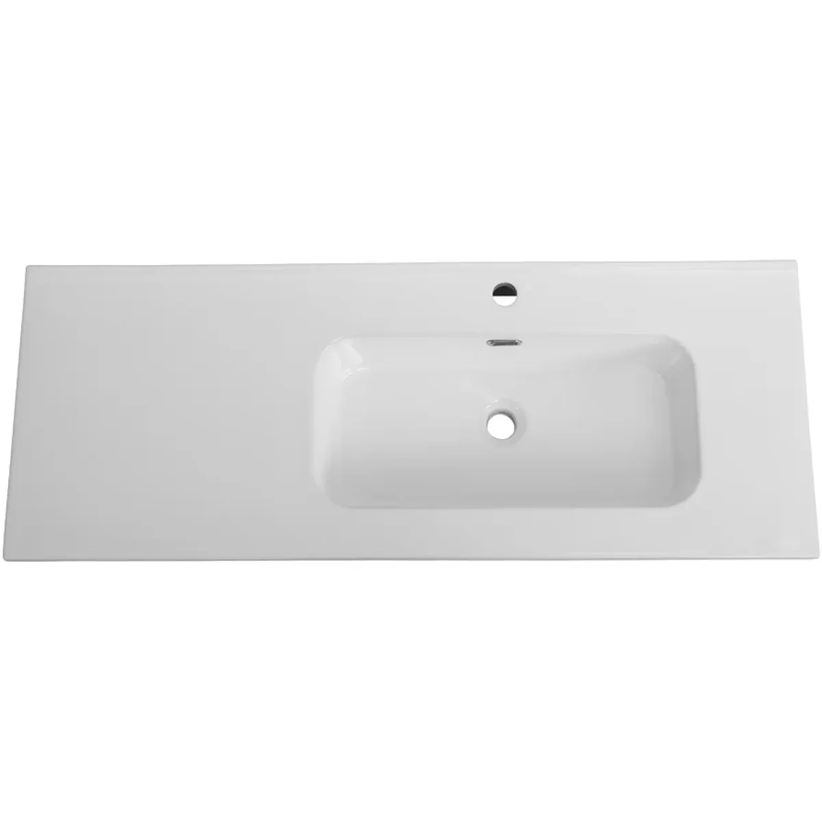 Раковина Cezares Duet CZR-8095-120-R 121x46 см R, накладная, белый