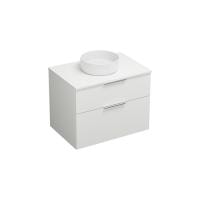 Тумба с раковиной Burgbad Eqio 80 SGUM080F2009GO252C0001*0 белая матовая