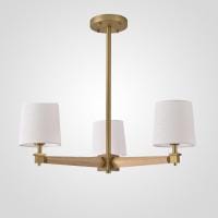 Люстра на штанге Imperiumloft Jorgenson White/Light wood STAVRA01