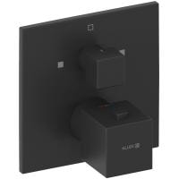 Термостатический смеситель для ванны и душа Kludi Decus 548103975 черный матовый