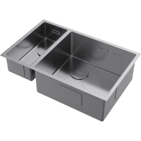 Кухонная мойка Omoikiri Taki 69-2-U/IF-R Side 4993182 нержавеющая сталь