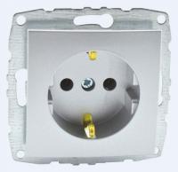 Розетка с заземлением без рамки Mono Electric Despina / Larissa 500-002121-117