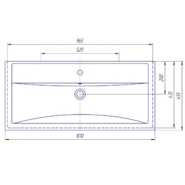 Раковина AQWELLA Фостер 100 4640021065204