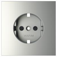 Накладка для розетки с заземлением и со шторками Voltum S70 VLS000705