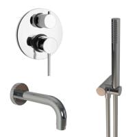 Смеситель для ванны Paini Cox 78CRSET26911BATH с душевым гарнитуром