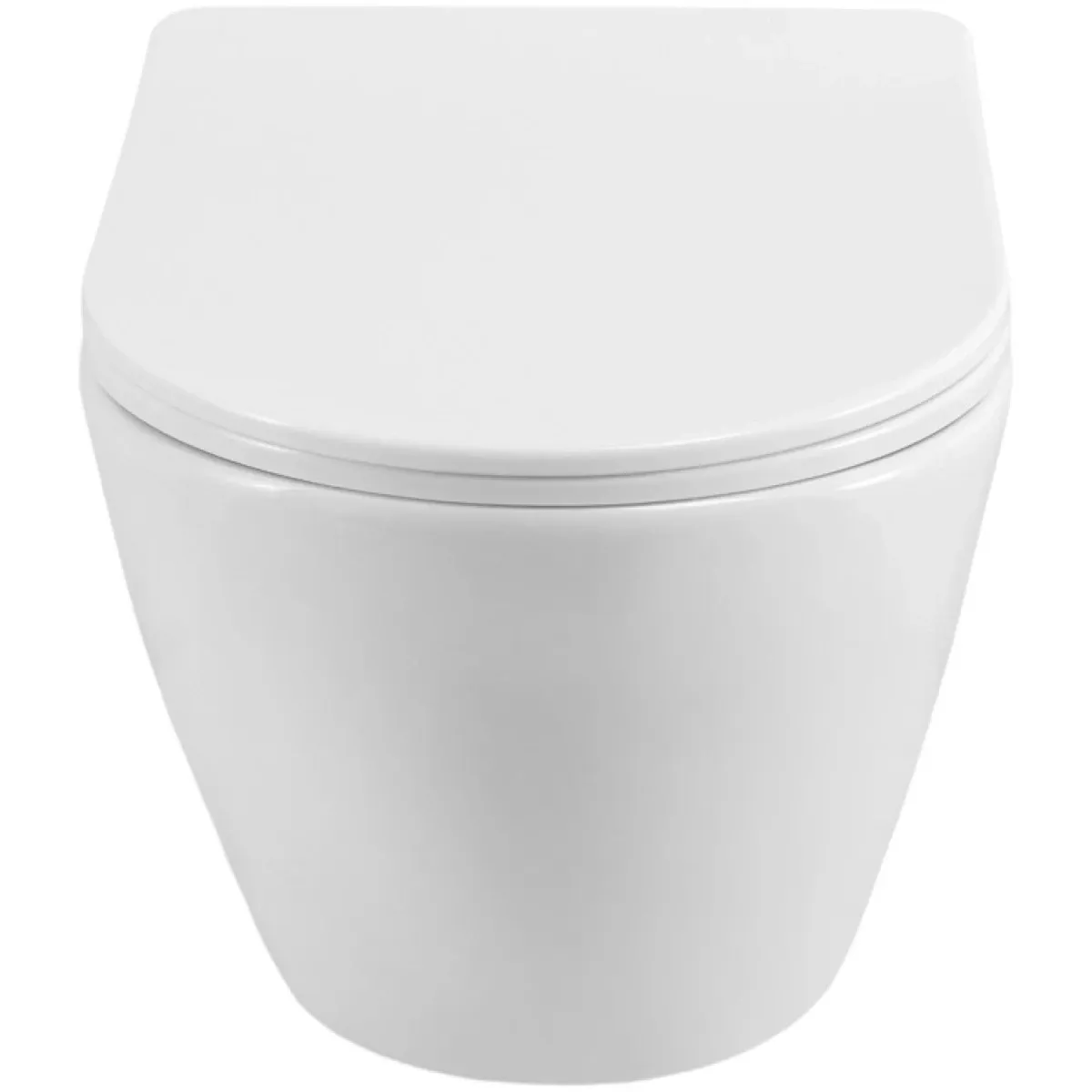 Унитаз подвесной BelBagno Marino BB7026CH-TOR/SC безободковый, торнадо, с сиденьем микролифт, белый