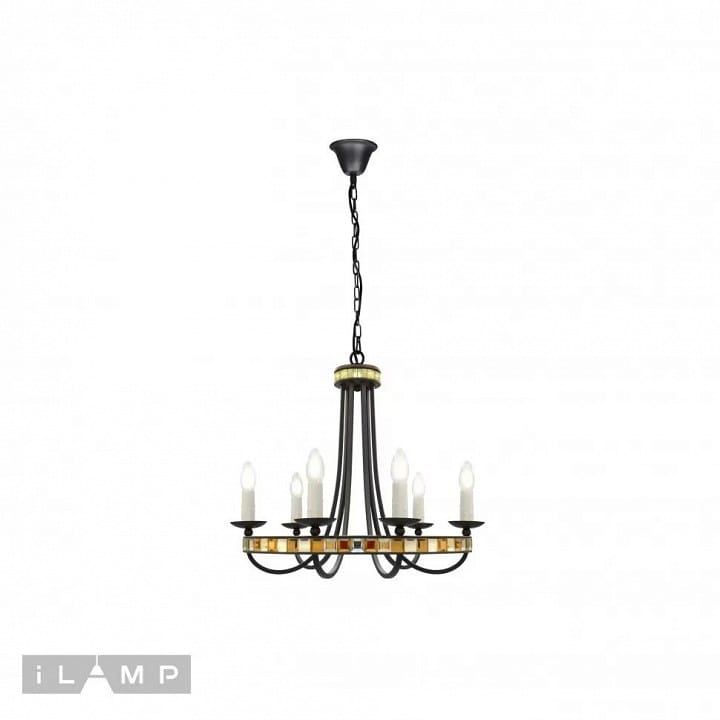 Подвесная люстра iLamp Dream 10190-6P BK