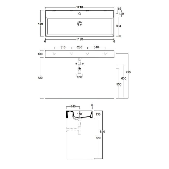 Раковина Simas Agile 120 AG121 bi matt*0 белая матовая