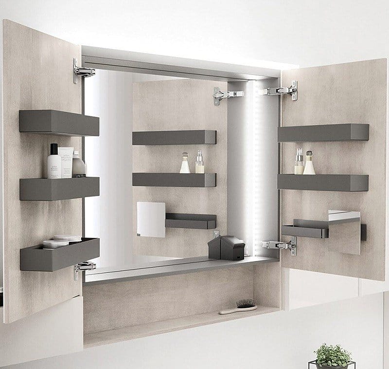 Шкаф зеркальный Geberit Acanto 75 500.645.00.2 дуб мистик
