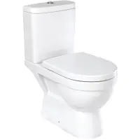 Унитаз-компакт Kirovit Престиж 4620008198866 с сиденьем микролифт, белый