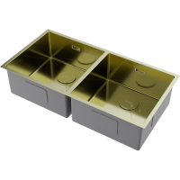 Кухонная мойка Omoikiri Taki 86-2-U/IF 4993792 светлое золото