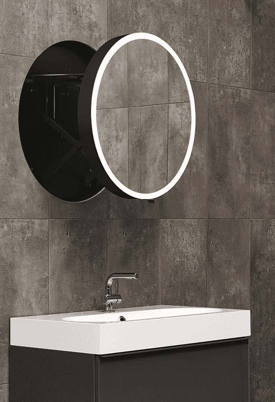 Зеркало Bagno Piu Inn 60 Black Edition черное