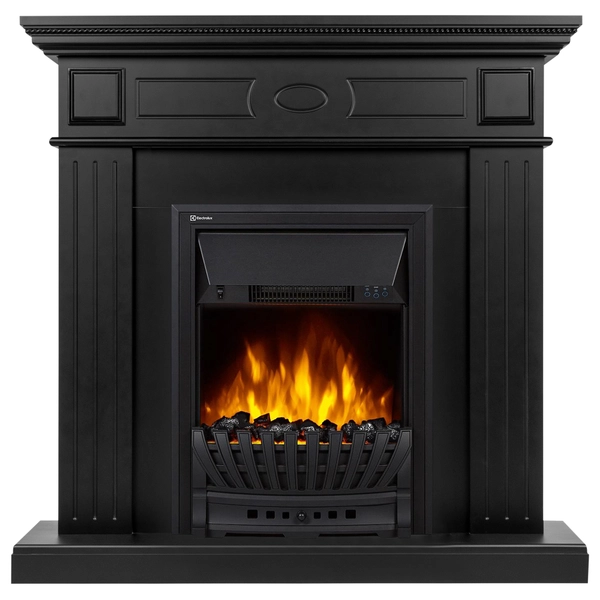Портал Firelight Bianco Classic черная эмаль