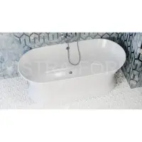 Ванна из литьевого мрамора Astra-Form Шарм 01010017 170x80 см, отдельностоящая, белый