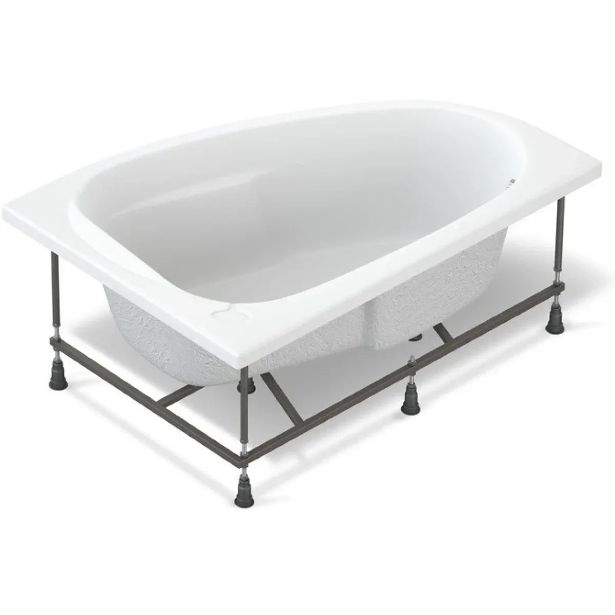 Акриловая ванна 150x95 см R Cersanit Joanna WA-JOANNA*150-R