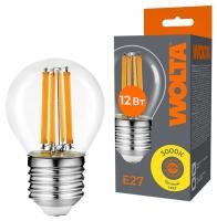 Лампа светодиодная Wolta  E27 12Вт 3000K WF-G45-12W3KE27