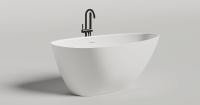Ванна из литьевого мрамора Salini Paola 160x80 1015203M белая матовая