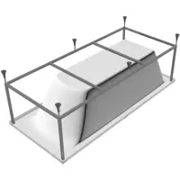 Каркас для ванны 160x70 см Vayer GL000013025