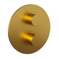 Термостат для ванны Paini Cox 78PJ691TH золото матовое