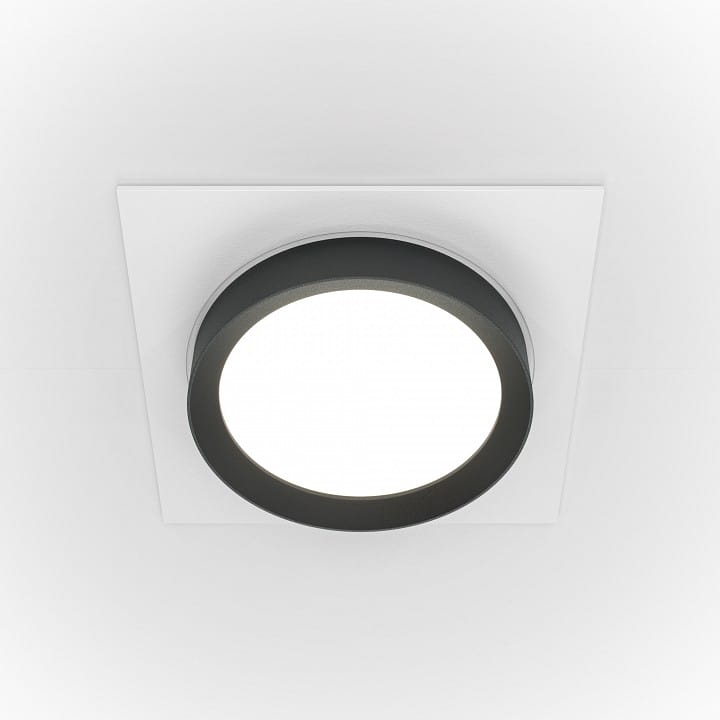 Встраиваемый светильник Maytoni Technical Обруч DL086-GX53-SQ-WB