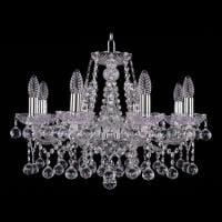 Подвесная люстра Bohemia Ivele Crystal 1413 1413/8/200/Ni/Balls