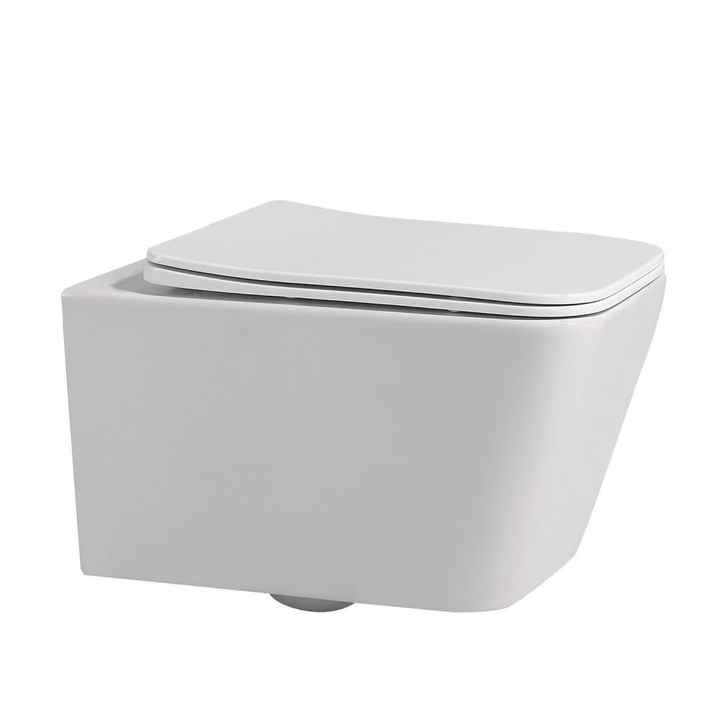 Комплект унитаза с инсталляцией Abber Rechteck AC1201-AC0105-AC0121MCH с клавишей смыва матовый хром