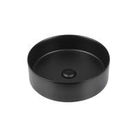 Раковина керамическая Vincea VBS-216MB 400*400*120 накладная матовый черный