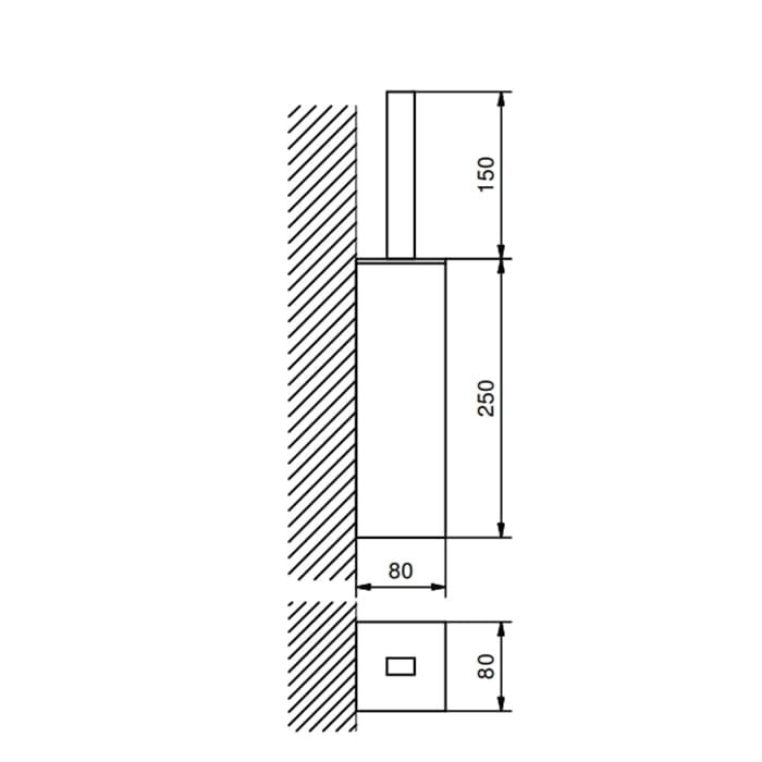 Ершик подвесной Fantini Linea 92 02 7747