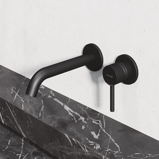 Смеситель для раковины Kludi Bozz 382443976S черный матовый