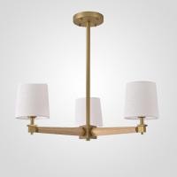 Люстра на штанге Imperiumloft Jorgenson White/Light wood STAVRA01