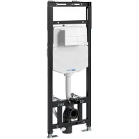 Инсталляция для унитаза WasserKRAFT Alme 15 15TLT.010.ME.WM04 с кнопкой смыва, белый матовый