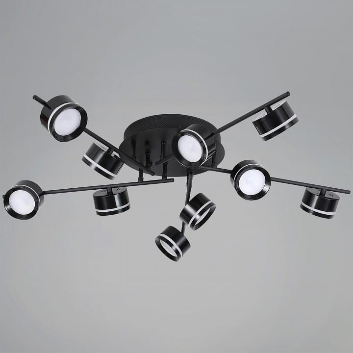 Люстра на штанге Reluce  10590-0.3-10 Black