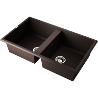 Кухонная мойка Omoikiri Tedori 86-2 4993928 темный шоколад