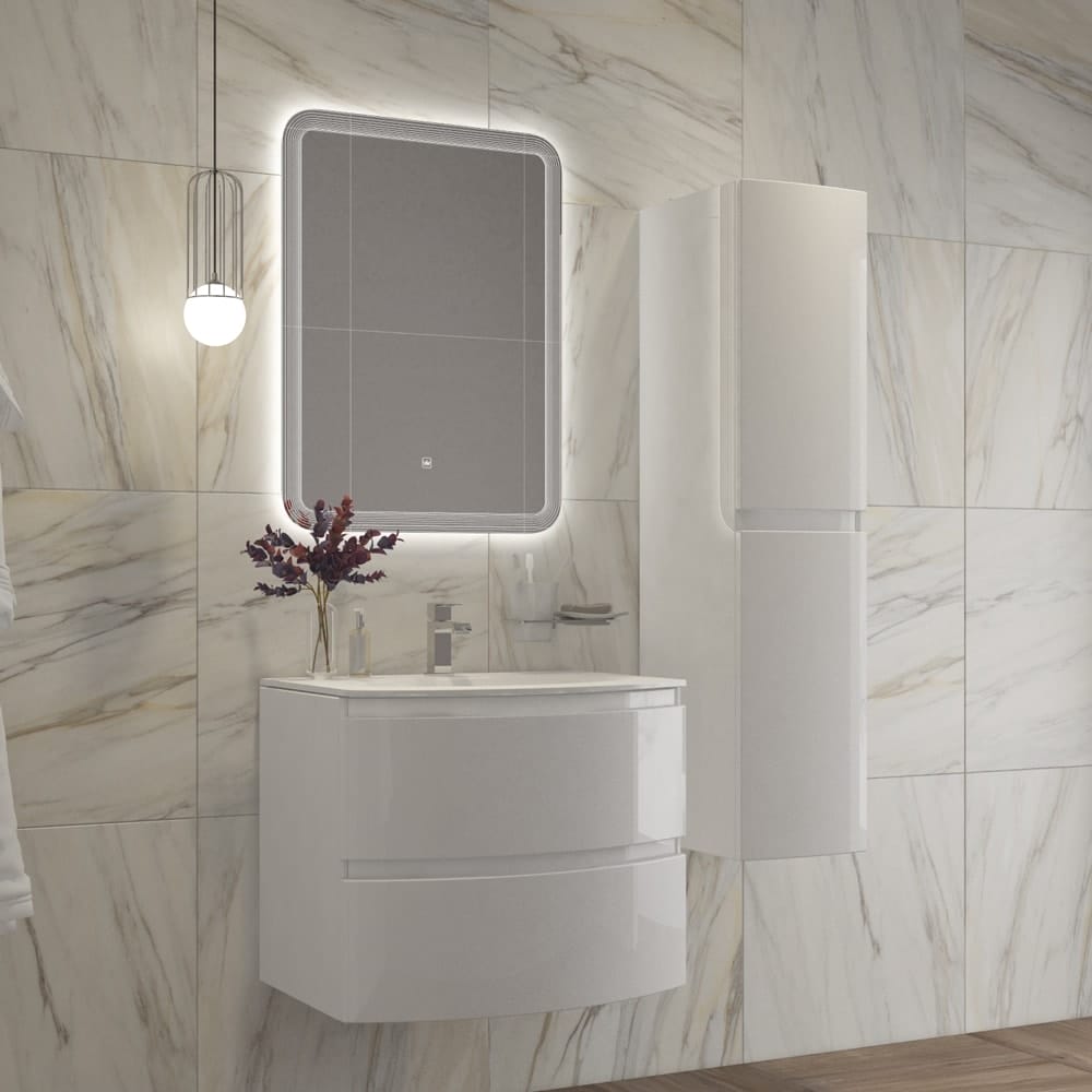 Зеркало Cezares Duet 60 CZR-SPC-DUET-600-800-LED-TCH c подсветкой