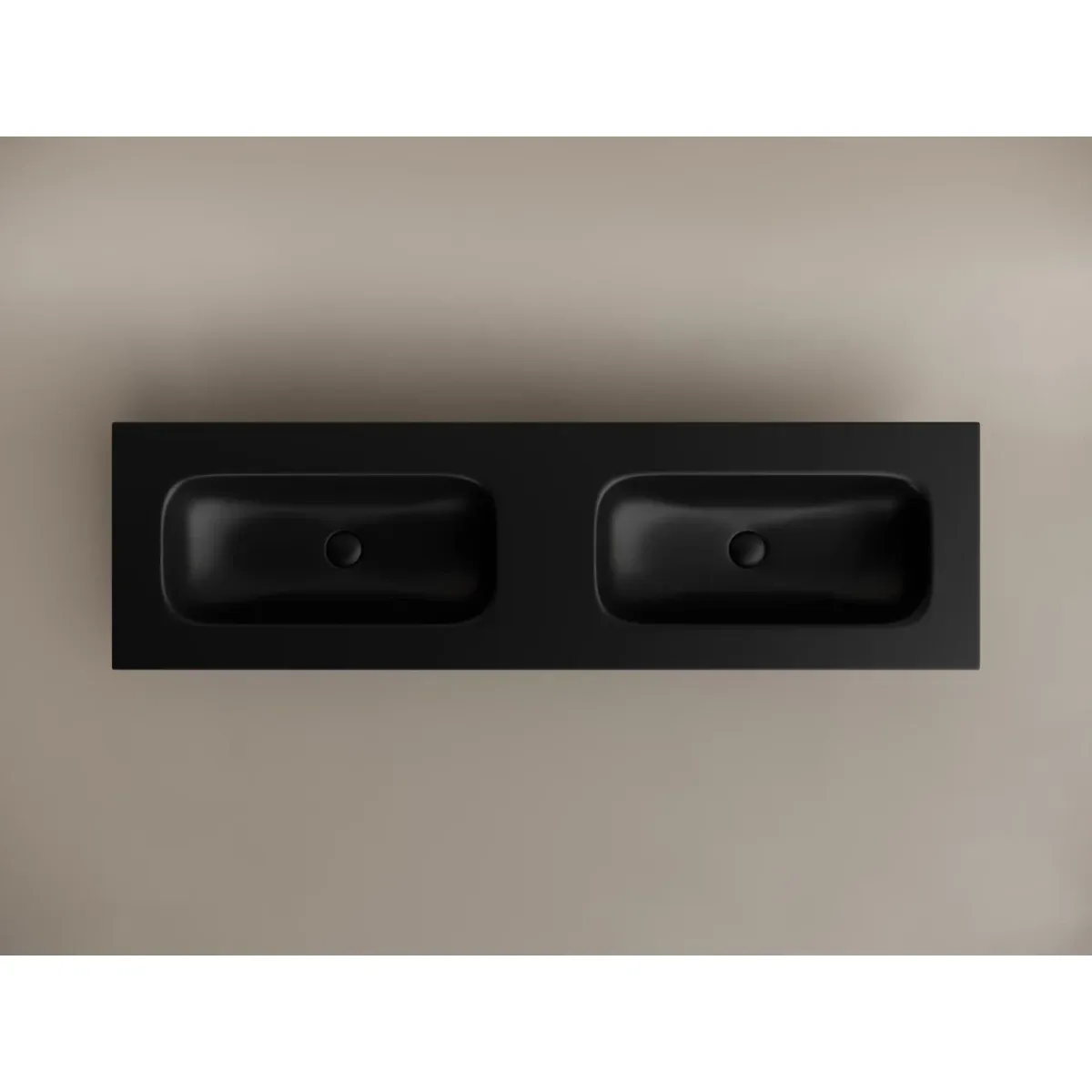 Раковина Ceramica Nova Grace CN7023MBwx 161x46 см, накладная, черный матовый