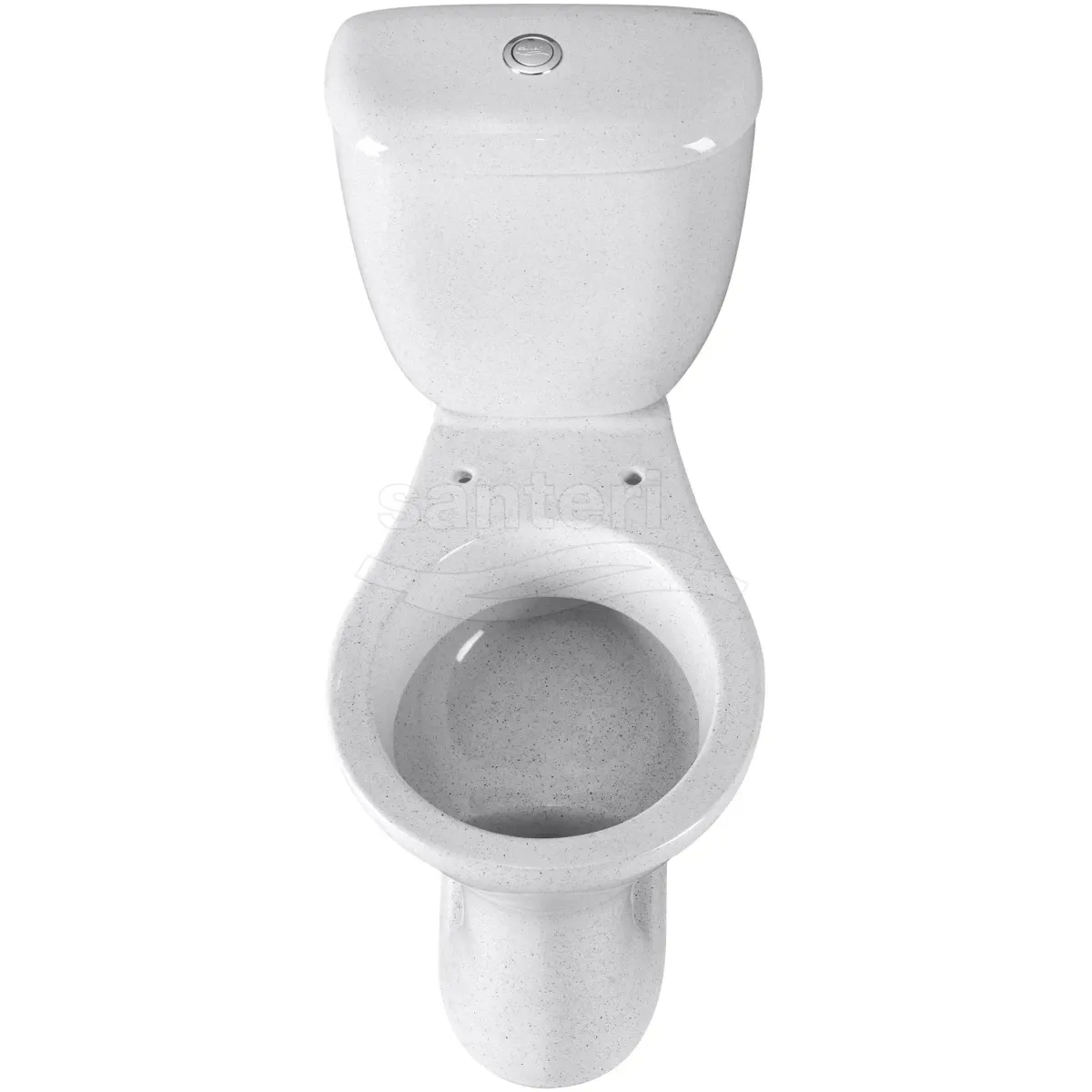 Унитаз-компакт Santeri Victoria 1.P301.6.S01.00B.F (4607143311299) косой выпуск, с сиденьем, крап на белом
