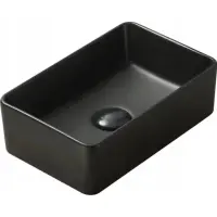 Раковина-чаша CeramaLux 6230MB 36,5x23,5 см, накладная, черный матовый