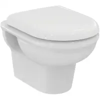 Унитаз подвесной Ideal Standard Exacto R002601 безободковый, с сиденьем микролифт, белый