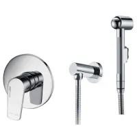 Гигиенический душ WasserKRAFT A06157 со смесителем, хром
