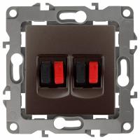 Розетка акустическая без рамки Эра Эра 12 12-3112-13