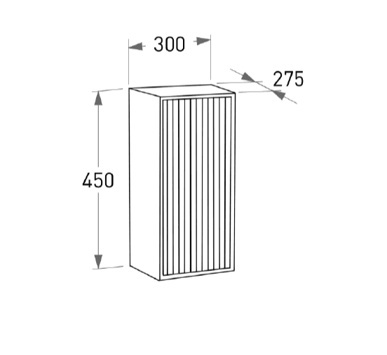 Пенал Salini Armonia 30 27A.3.300.450.01 сталь