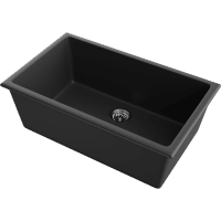 Кухонная мойка Omoikiri Okinoshima 76-U/I 4997146 черная матовая