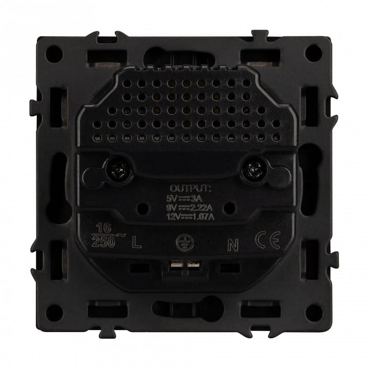 Розетка с заземлением и 2хUSB type A, без рамки Arlight SCT 054287